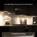 EZVALO Under Cabinet Lighting with Charging Station, 1000mAh Rechargeable Puck Lights with Remote, 3 Color Temps & 12 RGB Closet Lights, Dimmable Motion Sensor Lights for Shelf, Kitchen (6 Packs)