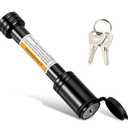TOPSHINE Trailer Hitch Lock Black, Hitch Pin Lock with 5/8 Inch Diameter Anti-Theft Hitch Locking Pin for 2 Inch Receiver