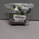 Winter Dog Snow Boots with Fleece Lining, Dog Shoes for Medium Large Size Dogs, Waterproof Dog Booties and Paw Protectors, Anti-Slip & Reflective Dog Shoes for Snow Outdoor, Hiking (Green-Size 1)