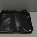 Large Ita Bag CanvasBlack Single Shoulder Crossbody Bag with Insert for Badge Display