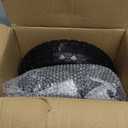 TICONN 10" Solid Tires, 2 Pack Flat Free 4.10/3.50-4'' Wheels with 5/8 Axle Bore Hole and Double Sealed Bearings (Black, 2PK)