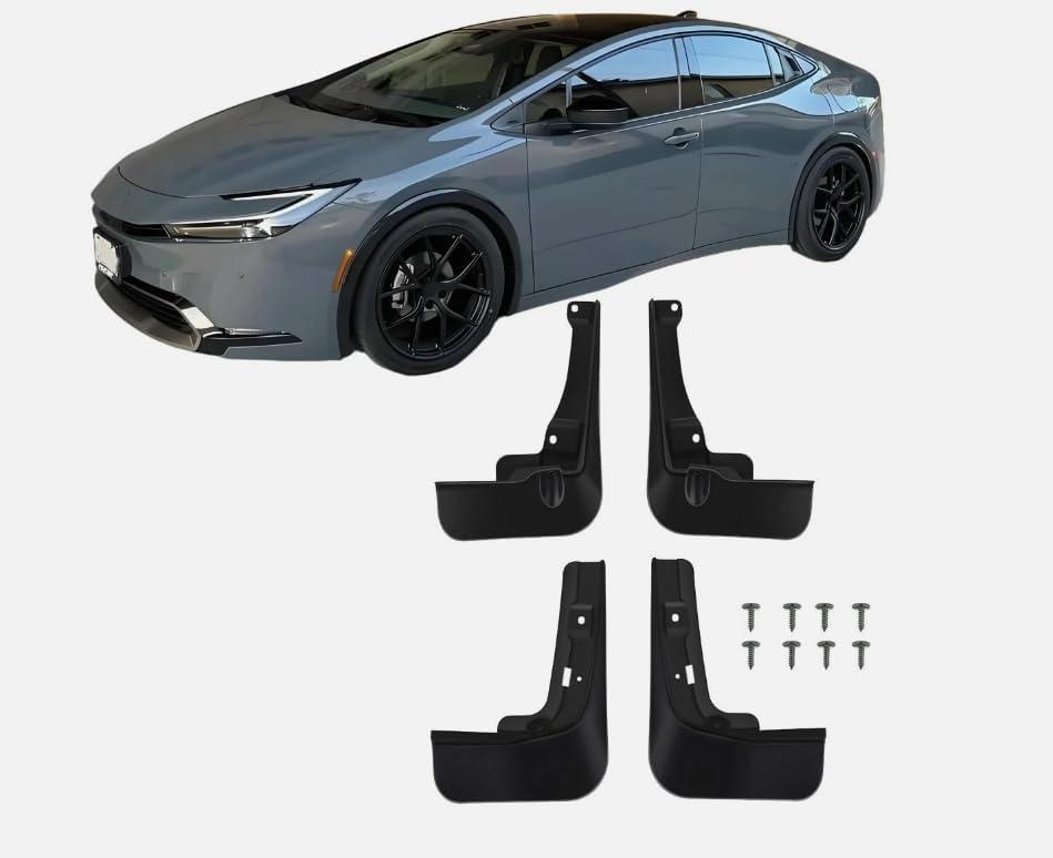 4Pcs Mud Guards Flaps Splash for Toyota Prius 2023-2024 2025 2026 Accessories, Auto Parts Front Rear Mudguard Fender