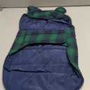 Kuoser Reversible Dog Jacket, Warm Winter Coat for Medium & Large Dogs, Warm Windproof Pet Cold Weather Clothes, Green XL