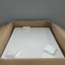 4 Tier Storage Bins with Lids 102QT - Stackable Containers with Wheels, Folding Boxes, Set of 25 (White)