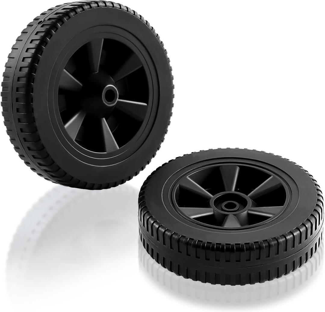 70-05-104 DGF493BNP DGF510SBP Wheels Grill Replacement Parts for Dyna Glo Grill Wheels DGH474CRP DGF510PBP-D DGH450CRP DGB515SDP-D DGF493PNP-D DGC313CNCP DGB463CNP Plastic Black BBQ 2 Pieces