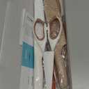 Astercook Knife Set, 13 Pieces Kitchen Knives Set with Healthy Anti-Rust Coating, Dishwasher Safe, Stainless Steel Chef Knife Sets with 6 Blade Guards, Perfect Holiday Gifts for Kitchen (Large, Cream)