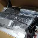 Smoked Power Heated Tow Mirrors Compatible with Dodge Ram 1500 2002-2008, 2500 3500 2003-2009, Flip Up Extended Trailer Towing Side Mirrors, Chrome Housing