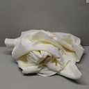 sancua Round Tablecloth - 120 Inch - Water Resistant Spill Proof Washable Polyester Table Cloth Decorative Fabric Table Cover for Dining Tables, Buffet Parties and Camping, Beige