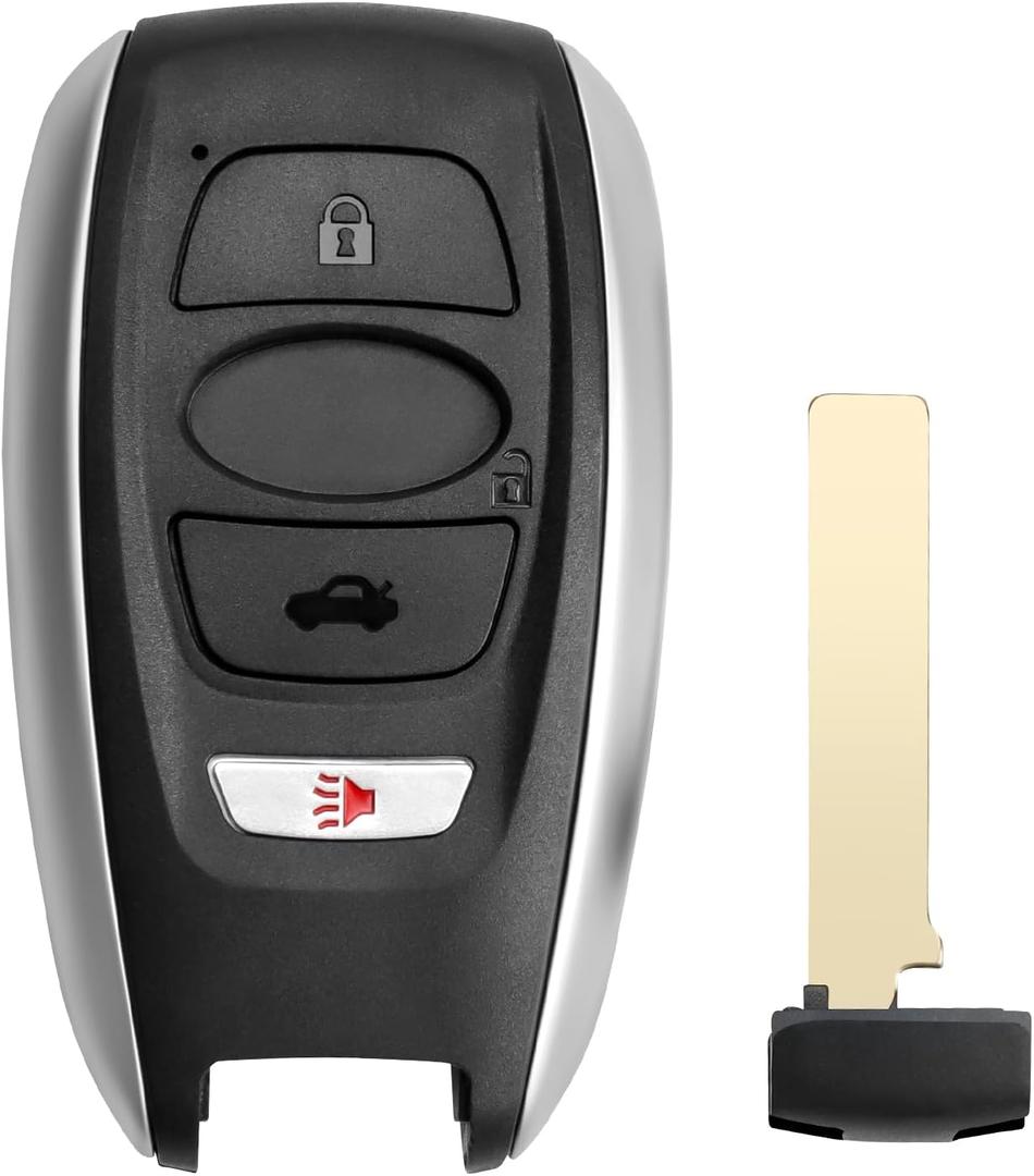 Key Fob Replacement Fits for Subaru Ascent Crosstrek Forester Impreza Legacy Outback WRX STI 2017-2024, Smart Proximity Keyless Entry Remote Control HYQ14AHK 88835-FL03A,88835-FL03B,88835-FL03C 433Mhz