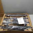 Height Adjustable Rolling TV Stand for 37-86 Inch TV up to 110 Pounds, Portrait to Landscape, Heavy Duty Mobile TV Cart with Shelf Max VESA 600x400mm (BLACK)