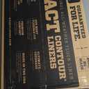 Husky Liners X-act Contour Floor Mats | Fits 2011-2026 Dodge Durango & 2011-2021 Jeep Grand Cherokee & 2022 Jeep Grand Cherokee WK | 2nd Row, 1-pc Black - 53661