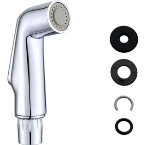 Kitchen Sink Side Sprayer Head Replacement Universal Fit Sink Spray Attachment, Household Kitchen Sink Sprayer Replacement Parts, Chrome Finish