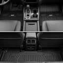 3W Floor Mats for Honda Passport 2026, All Weather TPE Custom Fit Passport Floor Liner 1st & 2nd Row, Cover Protector for 2026 Honda Passport Accessories, Black