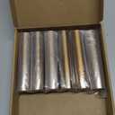 PATIKIL 4" Tall Candle Covers Sleeves, 6Pcs Metal E12 Chandelier Socket Sleeves with Insulation Heat Shrinkable Flame Retardant Tube Bulb Light Base Holder for Lamps, Gold Bronze