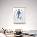 PaJiaNi Whale Shark Christian Nursery Wall Art Decor for Boys Room, Ocean Whale Scripture Bible Wall Art, Christian Decor Poster for Nursery Kids Room Classroom,12x16 Inch