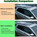 Window Visor Rain Guards for Ford Explorer 2020-2026 Out-Channel Window Deflectors Tape-On Sun Visor Accessories 4PCS (for 20-26)