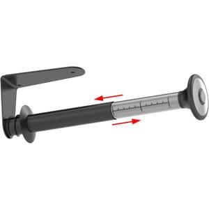 Paper Towel Holder for Kitchen, Paper Towels Bulk- Self-Adhesive Under CabinetSelf-Adhesive or Drilled Wall Mount,Stainless Steel, Single Hand Operable(Matte Black)