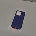 Jusy Compatible with MagSafe Polka Dot Case for iPhone 15 Pro, Cute Aesthetic Polka Dots Magnetic Phone Case, Soft TPU and Hard PC Protective Phone Cover for Women Girls (Matte), Navy Blue