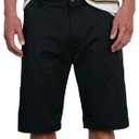Volcom Men Vmonty Stretch Chino Short, Black, 29