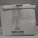 KDG Cordless Portables Table Lamp, LED Fabric Shade Small Desk Lamps, 4000mAh Battery Powered Lighting, 2700K Stepless Dimmable Light for Living Room, Dining Room, Bedroom, Bedside (Bronze)