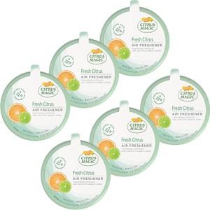 Citrus Magic Odor Absorbing Solid Air Freshener, Fresh Citrus, 8-Ounce, Pack of 6