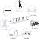 VINGLI Pool Cover Reel Above Ground Swimming Pool Cover Reel 16 FT Without Decking Solar Blanket Roller Systems with Tube Set for Various Shape Pool