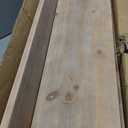 6 Tier Industrial Ladder Shelf Bookcase, Wall Mounted Rustic Bookshelf for Living Room Decor and Storage (Walnut Color, 6 Tier - 10" D x 36" W x 82.5" H)