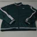 Deaboat 80s Tracksuit for Men Halloween Costumes Retro Windbreaker Outfit 90s Mens Track Suits Sportswear 9Pcs (Large, Green)