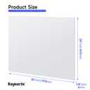 HDPE Sheet 1/4"x 24"x 36" White Plastic Board