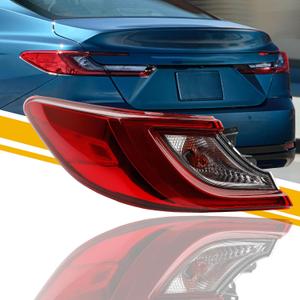 Dasbecan Tail Light Assembly fit 2025-2026 Toyota Camry LE SE, Left Driver Side Halogen Outer Taillight Rear Lamp Replace 381560-AQ010