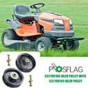 532196104 Husqvarna Idler Pulley with 532196106 Husqvarna Idler Pulley Replaces 196104 196106 197379 197380 532197379 532197380 for Husqvarna YTH2348 YTH24K48 Z242F YTA24V48 YTH23V48 Tractors