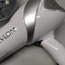 REVLON Infrared Hair Dryer with Diffuser & Concentrator - Ionic Ceramic Blow Dryer for Frizz Control, Shine, Soft Hair & Moisture Protection - 1875W Professional Salon-Quality (White)