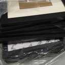 PEALSN 8x10 Picture Frame Set of 6, Display Picture 5x7 with Mat or 8x10 Without Mat, Black Woodgrain