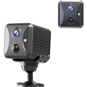 4G LTE Hidden Spy Camera, Cellular Security Cameras Wireless Indoor with 4G SIM Card (No WiFi) with Motion Detection, Night Vision, 2-Way Talk & Siren, Phone App Remote Control