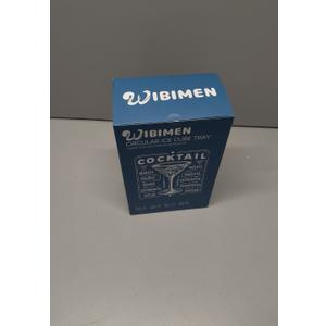 WIBIMEN Ice Cube Tray with Lid and Bin - Round Ice Trays for Freezer with Lid - Ice Cube Trays for Freezer with Ice Container (1"-2PACK Pink)