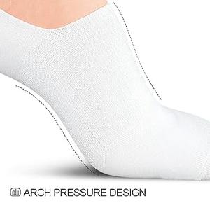 wernies No Show Socks Women Low Socks Non Slip Flat Boat Line 8 Pack