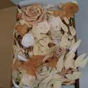 Ling's moment 2Pack 2ft Ivory Artificial Flowers Garland White & Beige Lantern Flower Centerpieces Wedding Aisle Decor Chair Flowers Arch Floral for Signs DIY Table Wall Window Cake Decoration