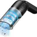 38000PA Handheld Vacuum Cordless | 120W Deep Cleaning for Car Pet Hair | Portable Cleaner with 2000mAh Battery, LED Light & Multi-Nozzles | Home Office Multi-Surface