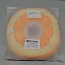 ANWA Adjustable Cat Cone Collar Soft, Cute Cat Donut Collar After Surgery, Kitten Recovery Cones to Stop Licking (Large, Orange)