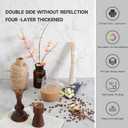 BEIYANG 2 PCS Photo Backdrop Boards with 2 PCS Brackets for Flat Lay or Food Photography Background, 24x24 Inch