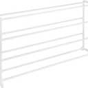 Whitmor 4 Tier 20 Pair Floor Shoe Rack - White
