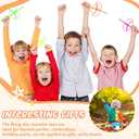 Sotiff 100 Sets Flying Disc Toys Twisty Pull String Flying Saucer Bulk Pull Helicopter Toy Twist Disc Flyer Saucers with Launcher Rings and Twist Sticks for Kids Party Favor Prizes, 4 Random Color