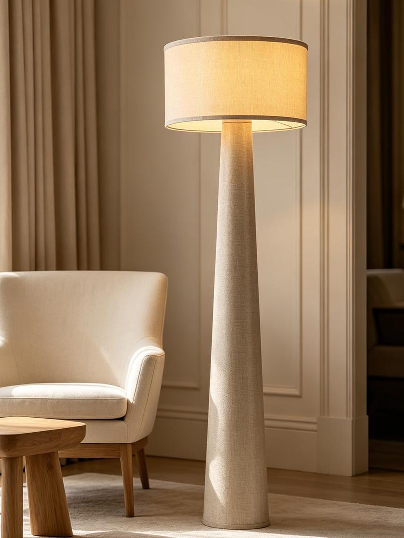 Large Standing Lamp Modern Arched Floor Lamp for Living Room Bedroom
Large Floor Lamp Metal Rod 59" Weight 14 Pound (7W LED Bulb 3000K Included)