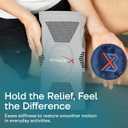 Compression Knee Sleeve for Men and Women | Patellar Stabilizing Knee Brace for Arthritis Pain, Sprains, Injured Knees, and Sports Injuries | Insertable Hot and Cold Gel Knee Pad (X-Large)