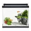 Ultra Clear Glass Aquarium Thickened Large Fish Tank -Suitable for High-end Fish Enthusiasts (5.5 Gallon, Tank)