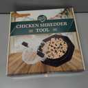 Chicken Shredder | Chicken Shredder Tool Twist | Meat Shredder for Chicken Breast, Visible Kitchen Gadgets Grinder Machine, Anti-Slip Strip, Ergonomic Handle, BPA Free, Easy Clean (Black)