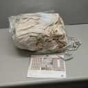 Thermal Insulated Blackout Window Curtains, 54" W x 84" L (Pair), Boho Ruched Window Treatments with 3 Rows of Butterfly Flowers, Rustic Rod Pocket Drapes for Room, Camel (LQ-30)