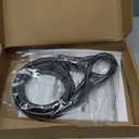 NDakter Bike Locks Heavy Duty Anti Theft, Combo Bike U Lock, 4-Digit Resettable Combination Bicycle Lock, Large U Shaped Ebike Lock with 5Ft Steel Cable for Electric Bike, Escooter, Motorcycle,Door