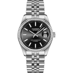 CADISEN Automatic Watches Men's Mechanical Japan 8215 Movement Waterproof Classic Design Wristwatch