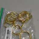 Gold Napkin Rings-12 PCS Metal Spiral Napkin Rings(Spiral) Napkin Holders Buckles for Family Dinner, Wedding, Party,Table Decorations